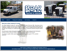 Tablet Screenshot of bearheating.com